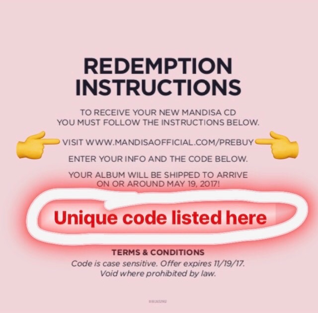 preorder redemption instructions